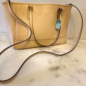 Coach Tan Leather Satchel